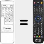 Replacement remote control for REMCON1322